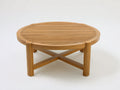 Table de jardin-Bois massif-112x112x75 cm-Bois naturel-Style moderne extérieur