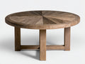 Table de jardin-Bois massif-118x118x75 cm-Bois brun naturel-Style rustique extérieur