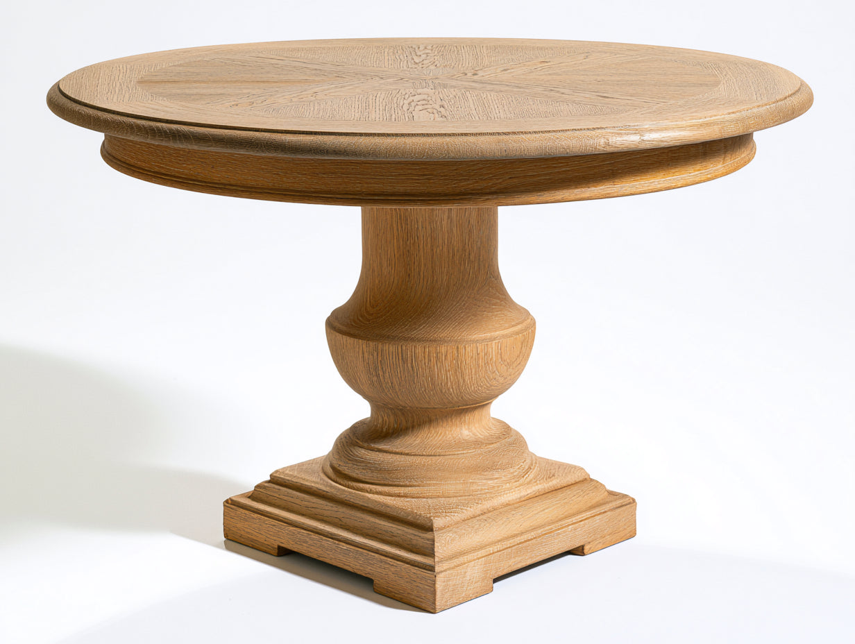 Table de jardin-Bois massif-128x128x76 cm-Bois naturel-Style contemporain élégant extérieur